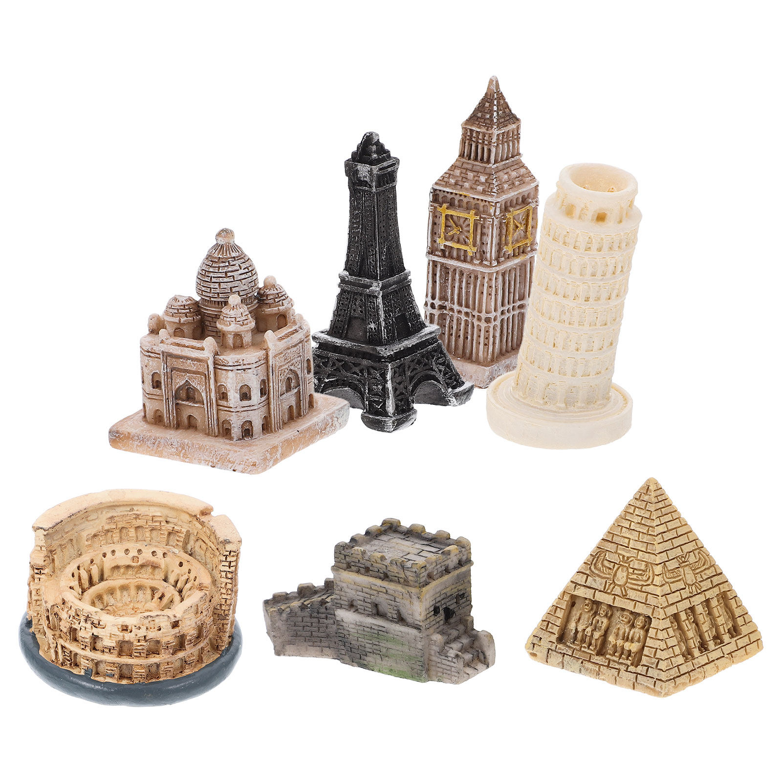 7Pcs Roman Sculpture Set Minia - Aquarium & Marine Museum recension och pris