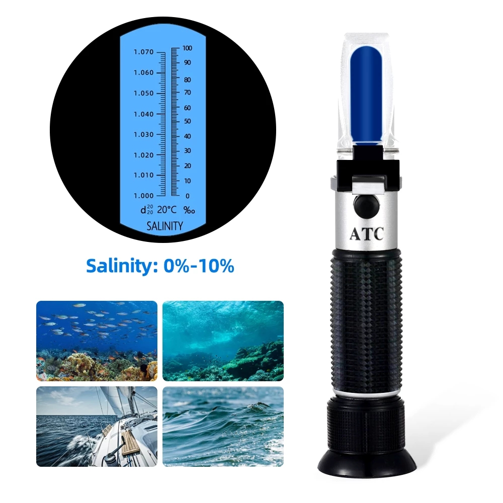 Salinity Refractometer 0-10% 1 - Refractometer Salinity recension och pris