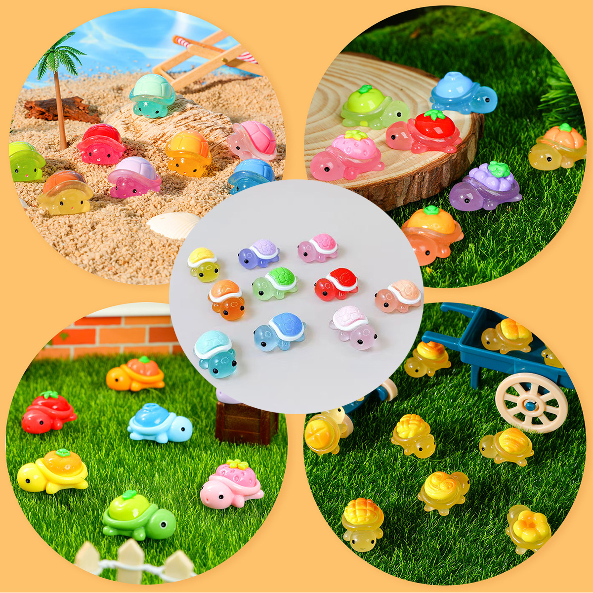Mini Ocean Resin Turtle Animal - Aquarium Marine recension och pris