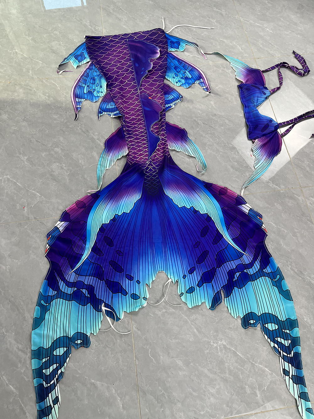 Colorful Dreamy Mermaid Tail A - Aquarium Marine recension och pris