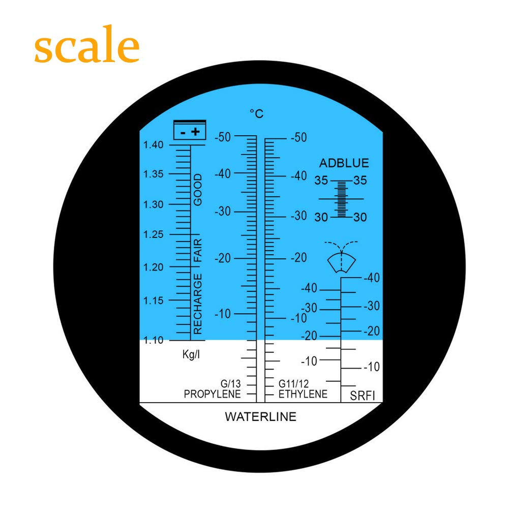 Antifreeze Coolant Refractomet - Refractometer Salinity recension och pris