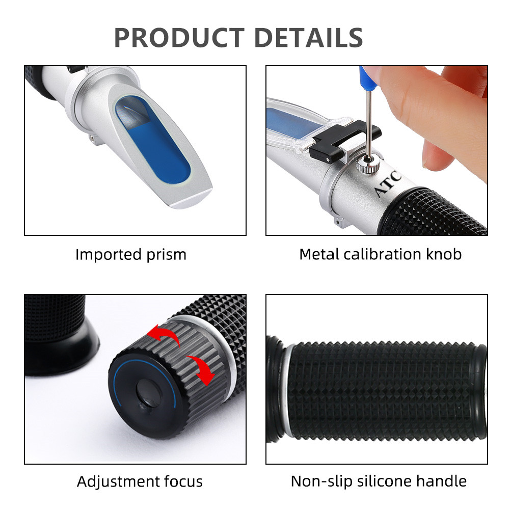 Refractometer 0-32% Brix Beer  - Refractometer Salinity recension och pris