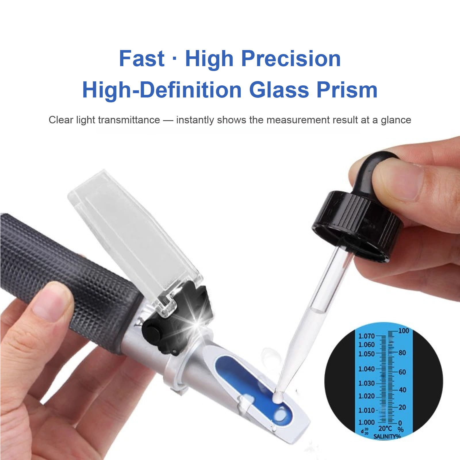 ATC Digital Salinity 0-28% 0-1 - Refractometer Salinity recension och pris