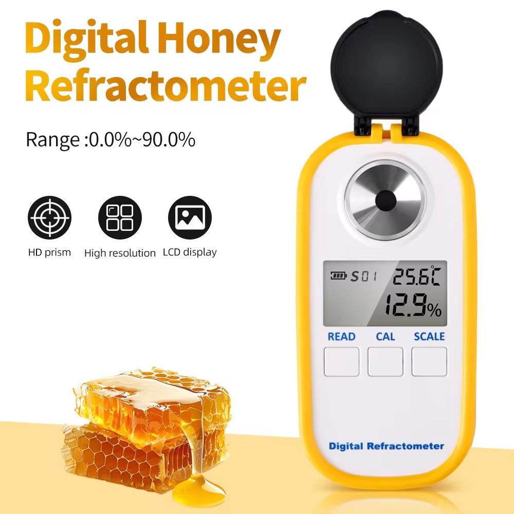 0-94%/0-90%/0-50%Honey Refract - Refractometer Salinity recension och pris