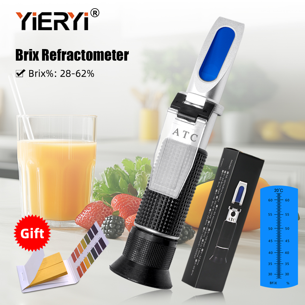 Professional 28-62% Brix Refra - Refractometer Salinity recension och pris